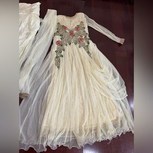 Indian dress yellow gown